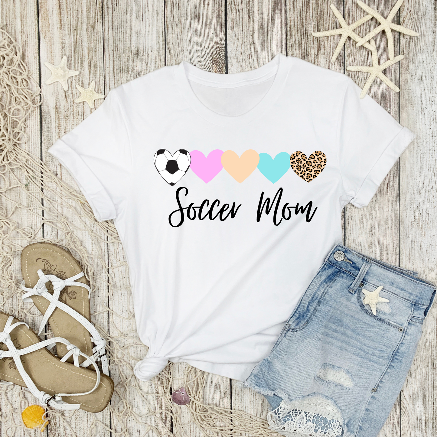 Heart Soccer Mom