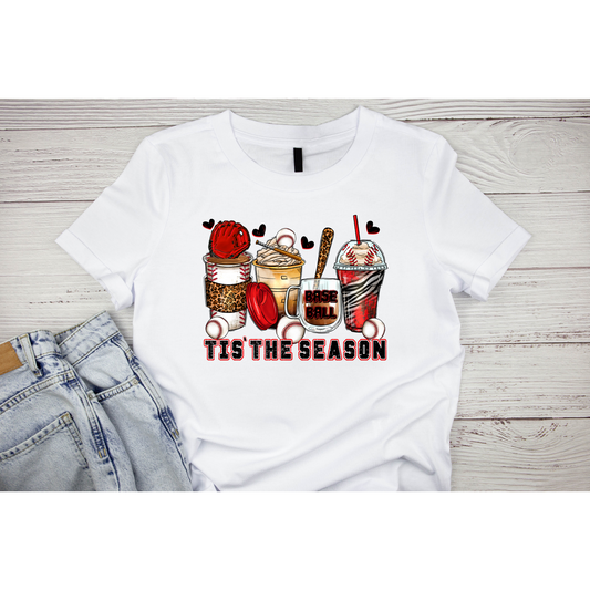 TIS THE SEASON BASEBALL T-SHIRT